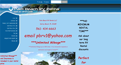 Desktop Screenshot of palmbeachrvrental.com